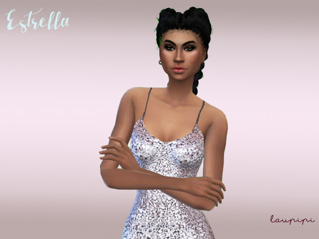 Sims 4 Estrella short dress at Laupipi