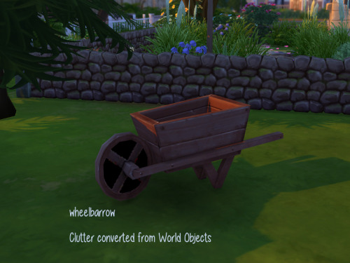 Sims 4 Clutter converted from World Objects Garden at ChiLLis Sims