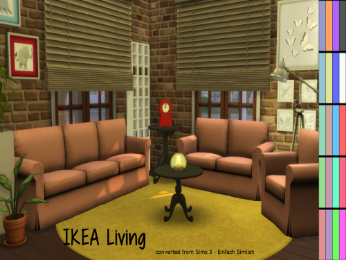 Sims 4 S3toS4 IKEA Living conversion at ChiLLis Sims