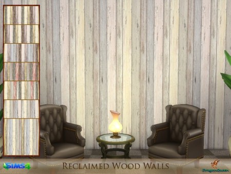 Reclaimed Wood Walls by DragonQueen at TSR