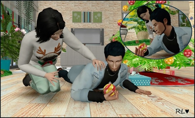 Sims 4 Jingle bell poses at Rethdis love