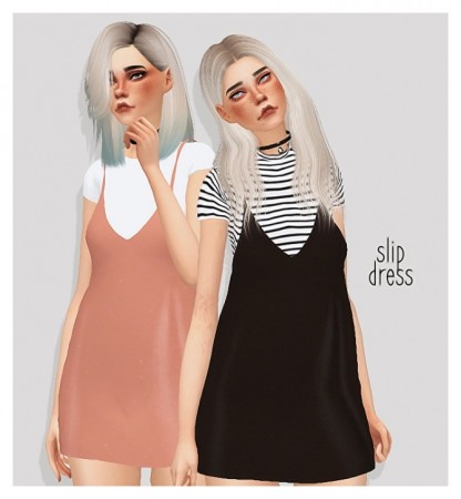 Slip dress at Puresims » Sims 4 Updates