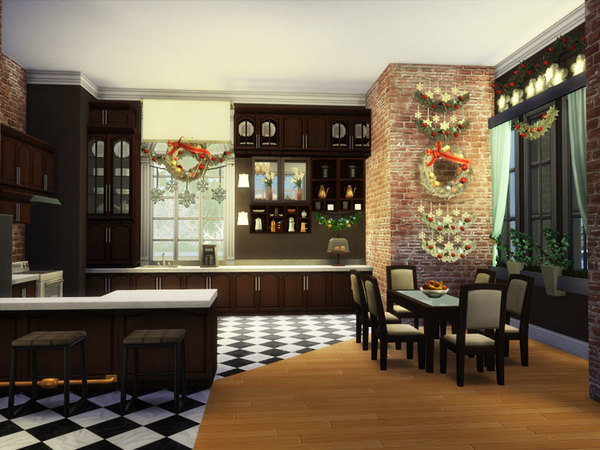 Sims 4 Cholidays in the Mansion by Danuta720 at TSR