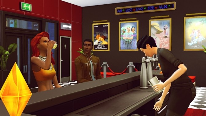 Sims 4 Midtown Cinema & Arcade at Jenba Sims