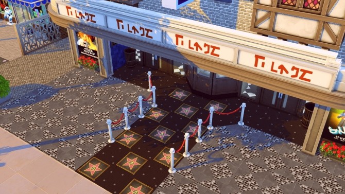 Sims 4 Midtown Cinema & Arcade at Jenba Sims