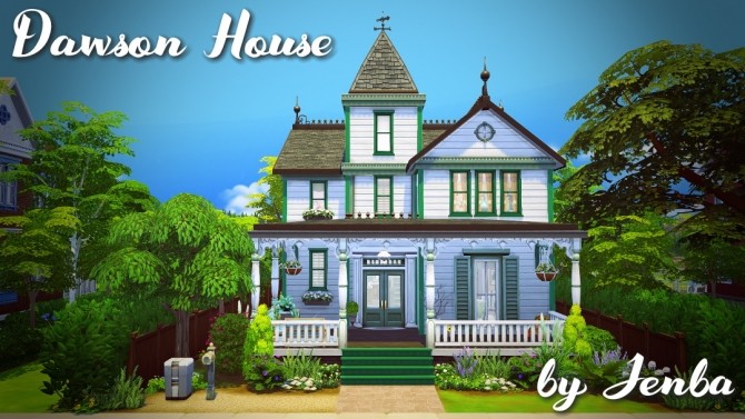 Sims 4 Dawson house at Jenba Sims