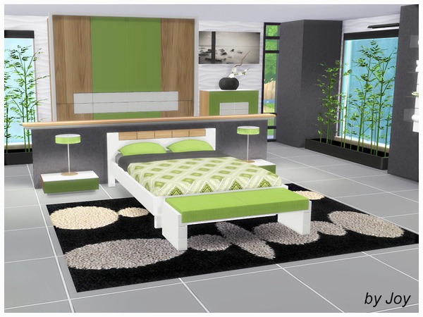 Sims 4 Bedroom Voglauer by Joy at TSR