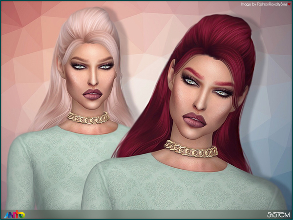 Sims 4 System Hair by Anto at TSR