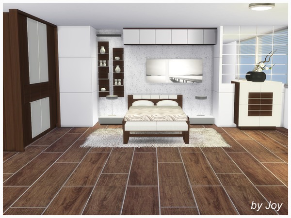 Sims 4 Bedroom Voglauer by Joy at TSR