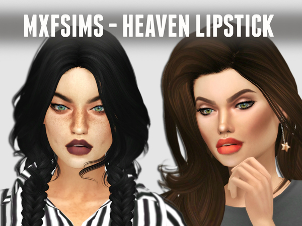 Sims 4 Heaven Lipstick by mxfsims at TSR