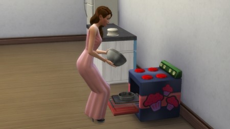 Rip Co. Little Baker Oven. Functional stove conversion by necrodog at Mod The Sims