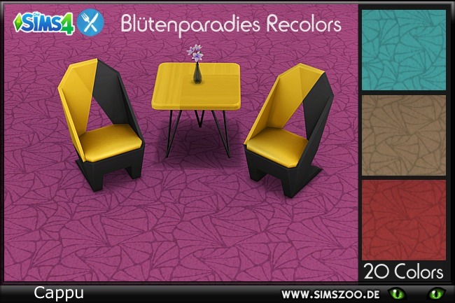 Sims 4 Flower Paradies Floor RC by Cappu at Blacky’s Sims Zoo