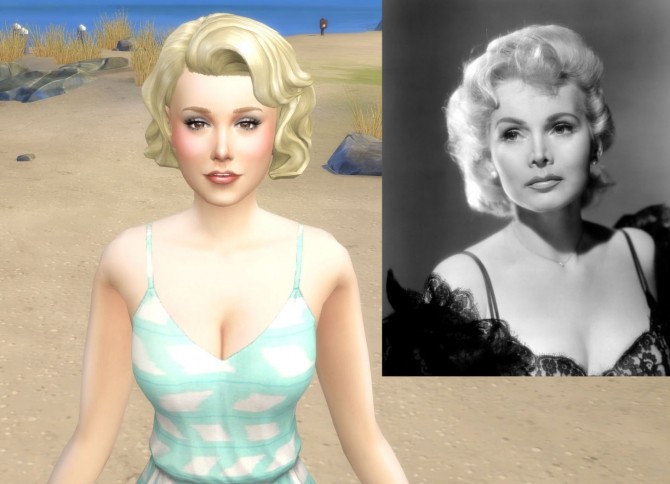 Sims 4 Zsa Zsa Gabor by Snowhaze at Mod The Sims
