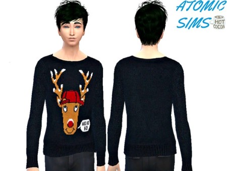 Art Rudolph sweater for men by Daweesims at TSR