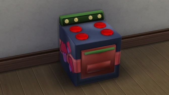 Sims 4 Rip Co. Little Baker Oven. Functional stove conversion by necrodog at Mod The Sims