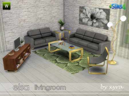 Elsa set living room by xyra33 at TSR