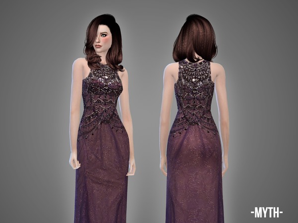 Sims 4 Myth gown by April at TSR