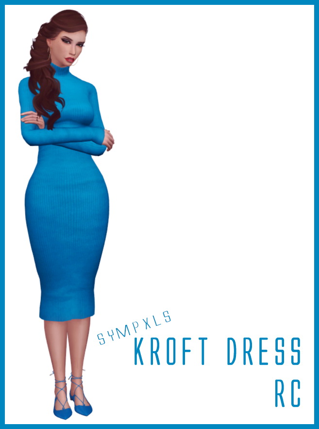 Sims 4 Kroft Dress RC by Sympxls at SimsWorkshop