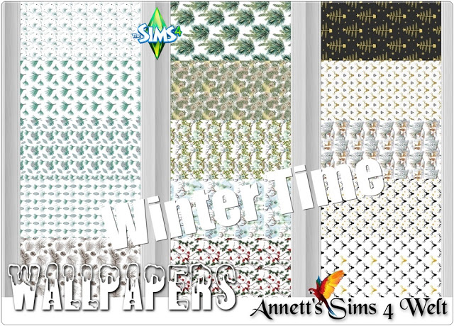 Sims 4 Winter Time Wallpapers at Annett’s Sims 4 Welt