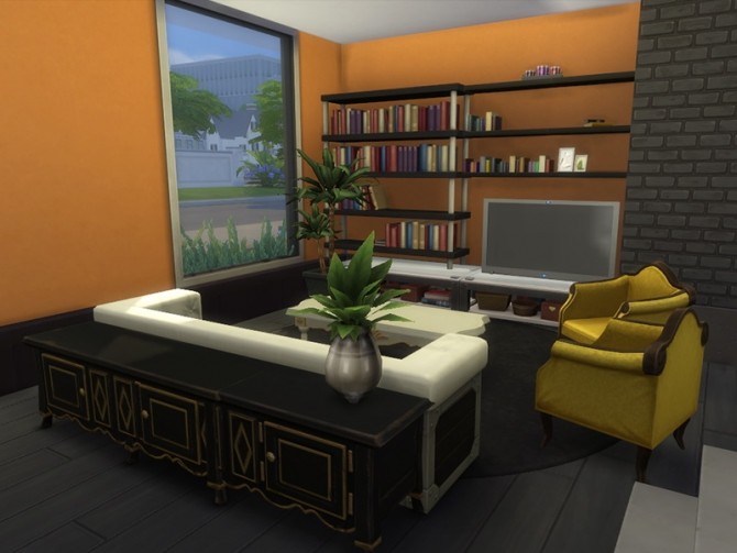 Sims 4 265 Swanson St NO CC house by kopipechan at Mod The Sims