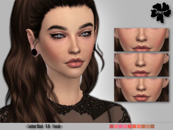 Sims 4 IMF Contour Blush N.16 by IzzieMcFire at TSR