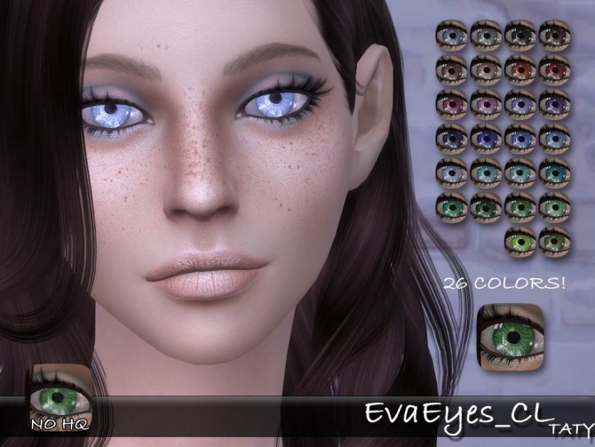 Sims 4 Eva Contact Lenses by Taty86 at SimsWorkshop