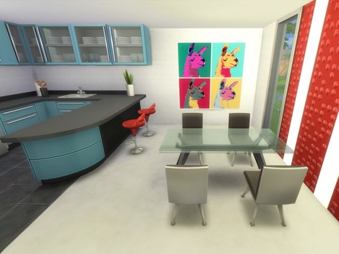 Sims 4 265 Swanson St NO CC house by kopipechan at Mod The Sims