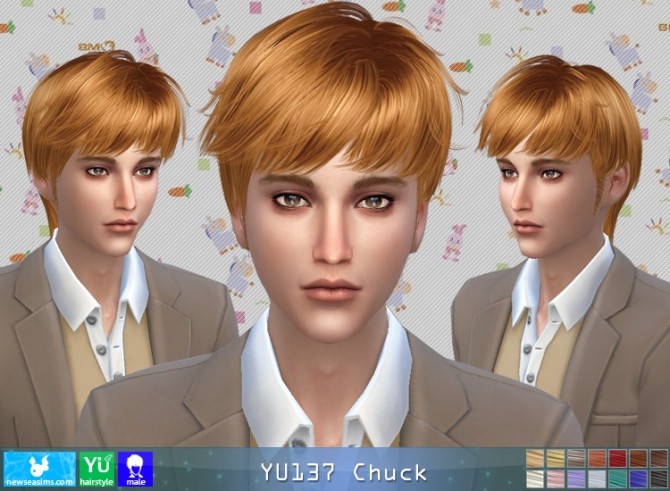 Sims 4 YU137 Chuck hair (Pay) at Newsea Sims 4