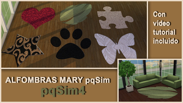 Sims 4 Rugs by Mary Jiménez at pqSims4