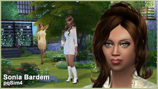 Sims 4 Sonia Bardem by Mary Jiménez at pqSims4
