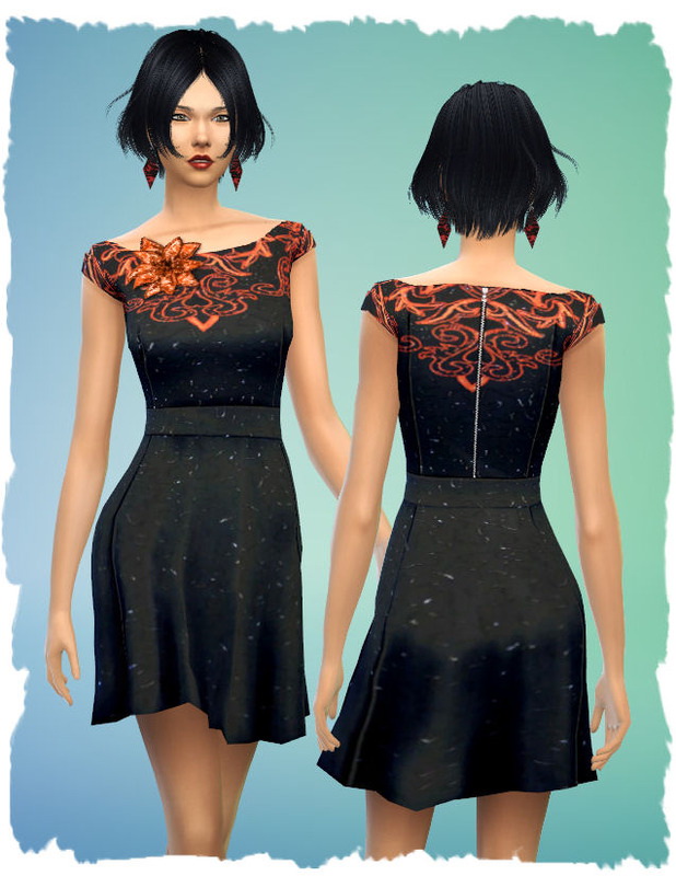 Sims 4 Dresses for the New Years Eve party by Chalipo at All 4 Sims