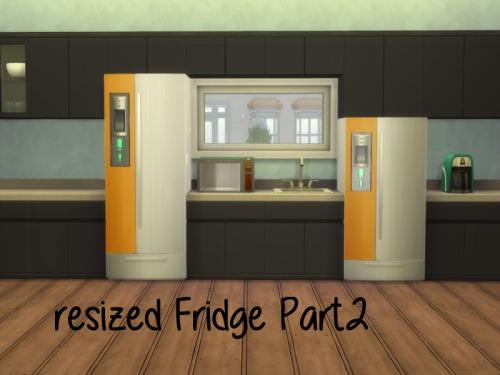 Sims 4 Resized Fridge Part2 at ChiLLis Sims