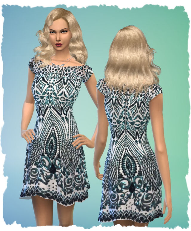 Sims 4 Dresses for the New Years Eve party by Chalipo at All 4 Sims