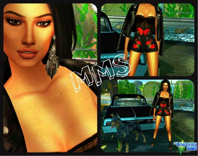 Sims 4 Karine by Tini Sims at L’UniverSims