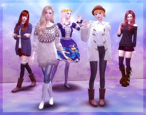 Sims 4 Combination pose 09 at A luckyday