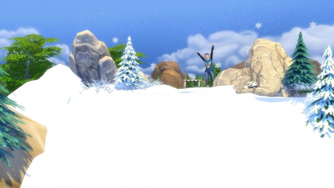Sims 4 Sledding Hill by Snowhaze at Mod The Sims