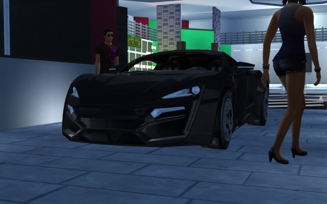 Sims 4 W Motors Lykan HyperSport at LorySims