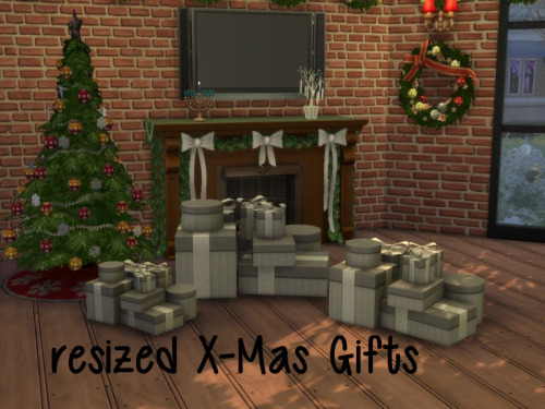 Sims 4 Resized X Mas Gifts at ChiLLis Sims
