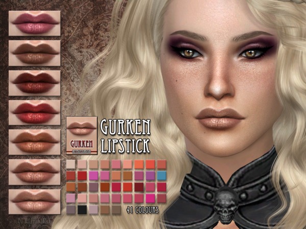 Sims 4 Gurken Lipstick by RemusSirion at TSR