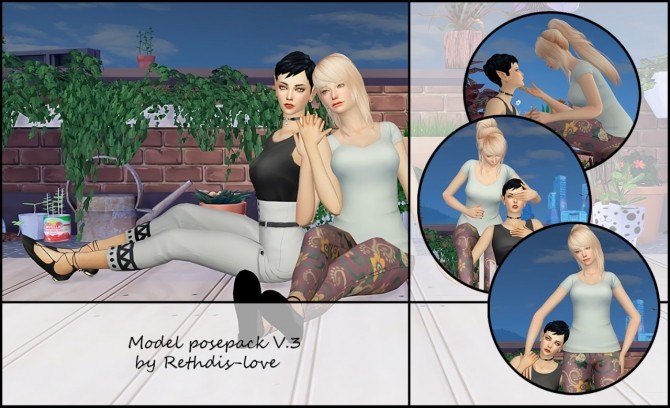 Sims 4 Model posepack V.3 at Rethdis love