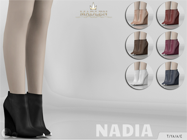 Sims 4 Madlen Nadia Boots by MJ95 at TSR