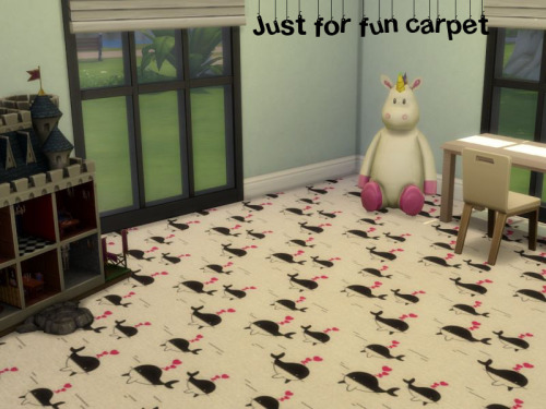 Sims 4 Just for fun carpet at ChiLLis Sims