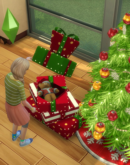 Sims 4 I C U Peeking Toy Box by BigUglyHag at SimsWorkshop