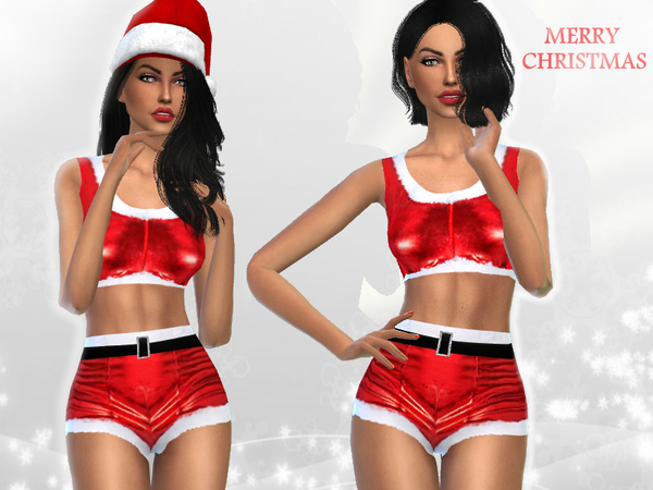 Sims 4 Christmas Outfit by Puresim at TSR