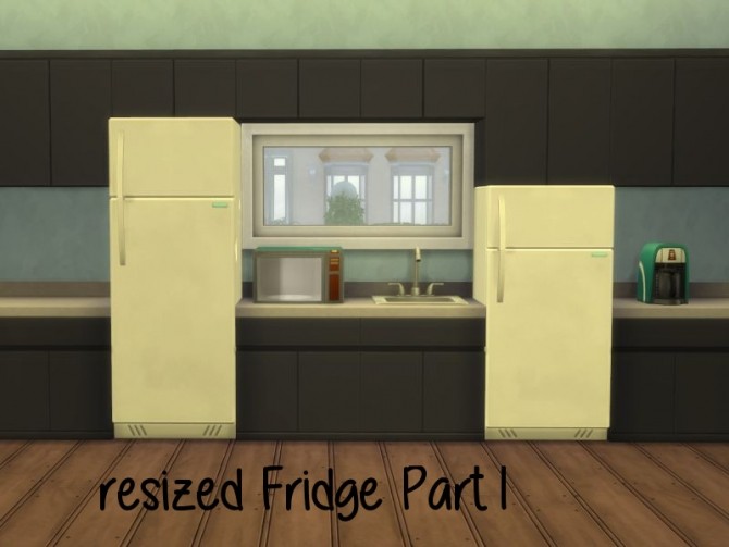 Sims 4 Resized Fridge Part1 at ChiLLis Sims
