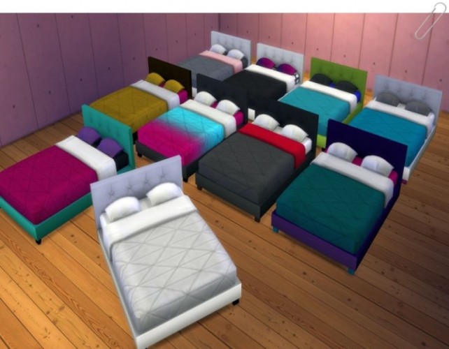 Bed at ChiLLis Sims » Sims 4 Updates