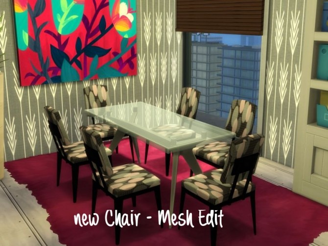 Sims 4 New City Living chair at ChiLLis Sims
