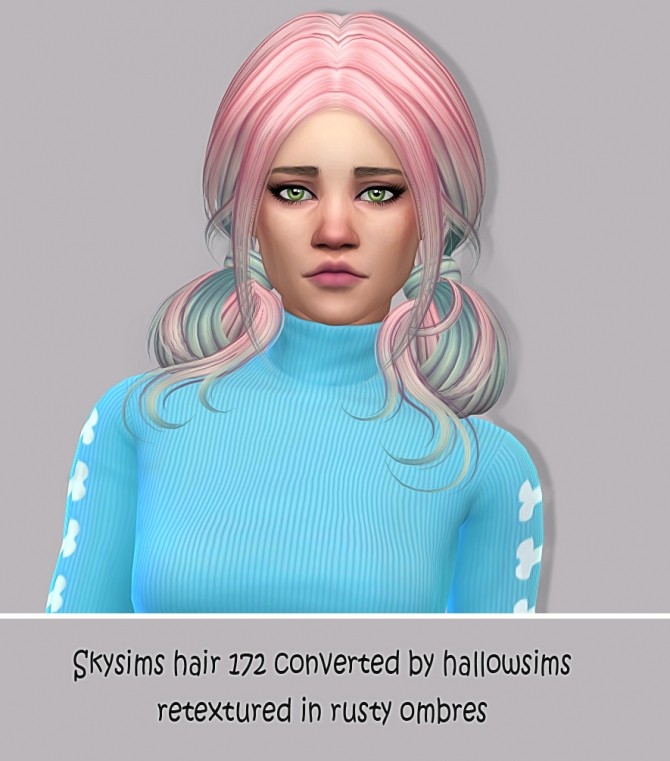 Sims 4 Skysims hair retexture at Maimouth Sims4