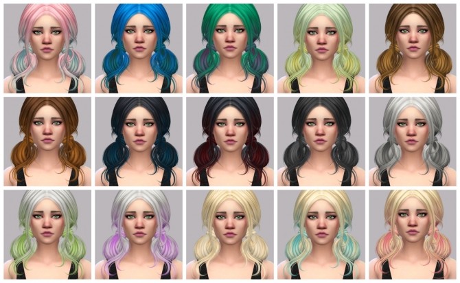 Sims 4 Skysims hair retexture at Maimouth Sims4