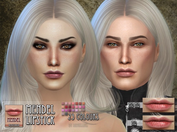 Sims 4 Mendel Lipstick by RemusSirion at TSR